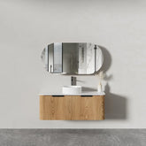 BV47WH (500mm Depth) Wooden Fluted Curved Wall Hung Vanity- 900 / 1200 / 1500mm